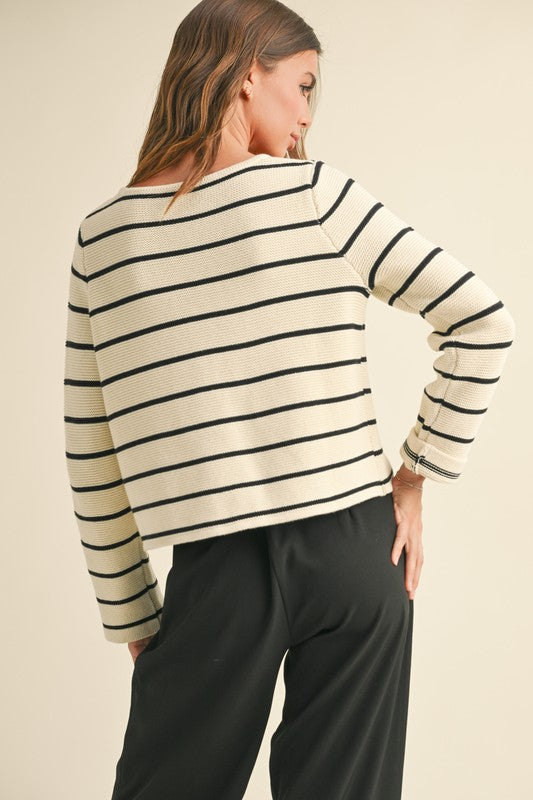 Stripes Tie Knit