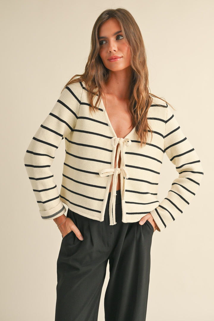 Stripes Tie Knit