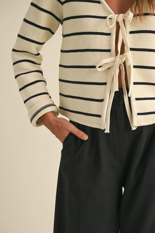 Stripes Tie Knit