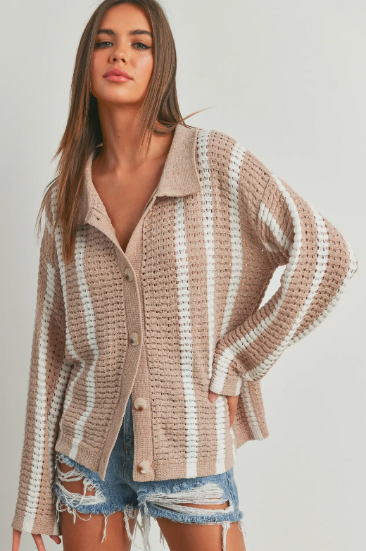 Brigantine Button Sweater