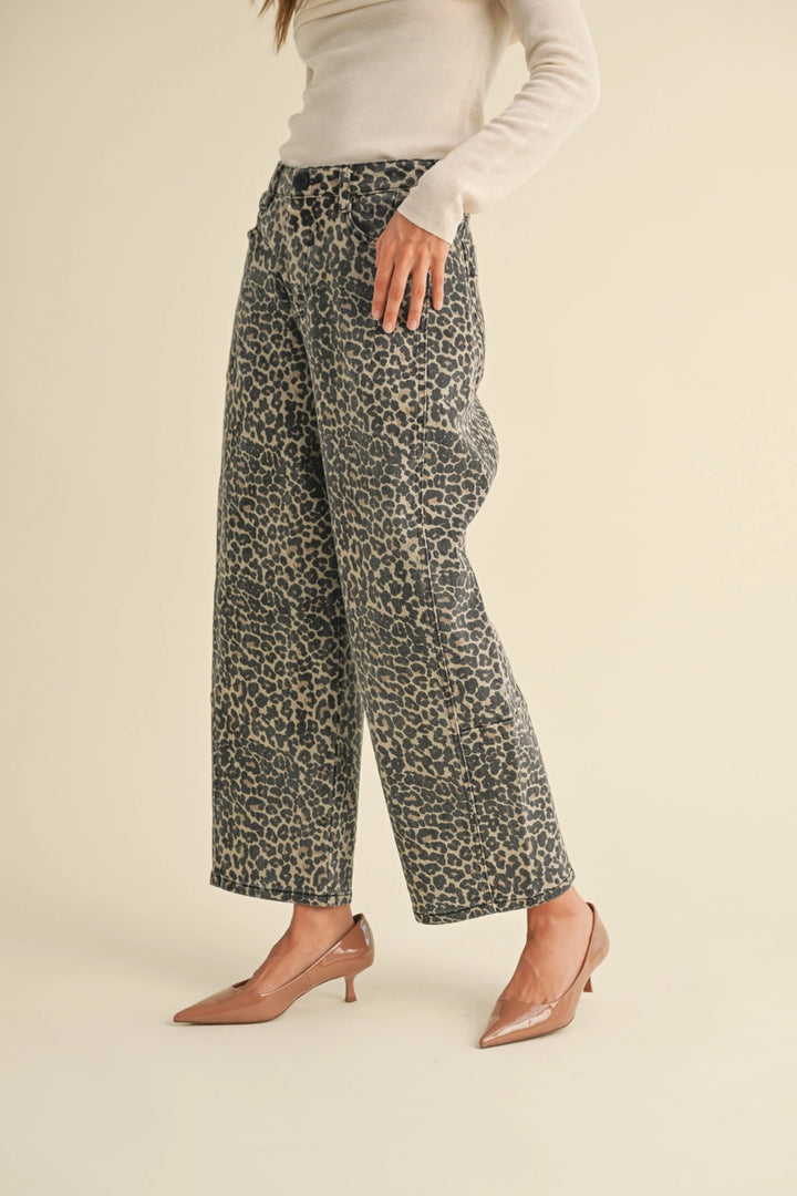 Leopard Denim